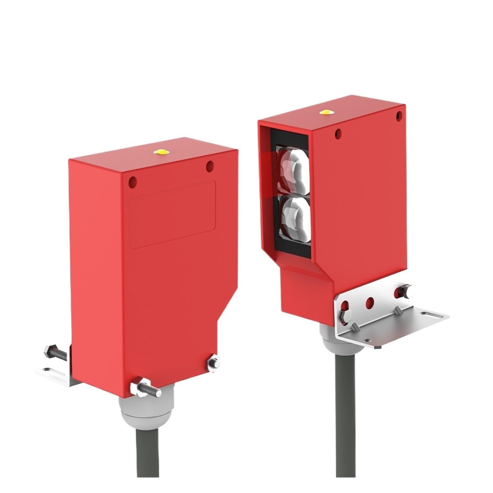 PXQCHAVLN Square photoelectric Switch Infrared Sensor Through-Beam Type 10m Distance IP67 Waterproof 24-220V AC/DC E3jk Series(20m 5wire 24-240v)