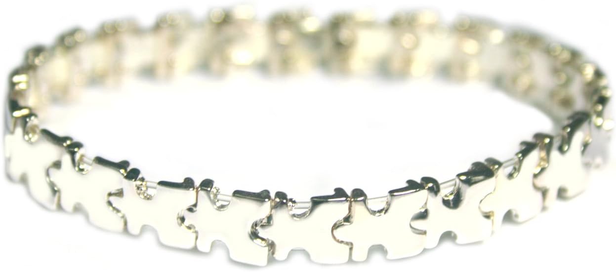 Autism Awareness Puzzle Piece Stretch Bracelet