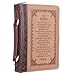 Bible Cover, The Lord's Prayer, Two-Tone Brown, Large