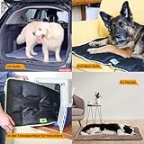 FERPLAST - Tappetino per Cani e Gatti - Cuccia per Cani Lavabile Media - Materassino per Cani - Impermeabile e Antigraffio - Tappetino per Auto, Cucce e Cestini per Cani - Jolly, 83 x 50 CM, NERO