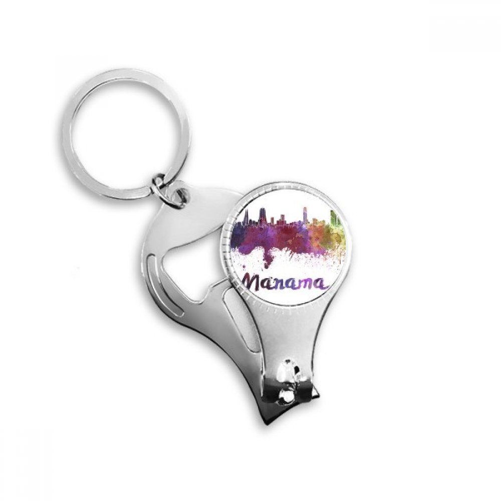 Meilleur cadeau charme : porte-clés Manama Bahreïn et coupe-ongles homme