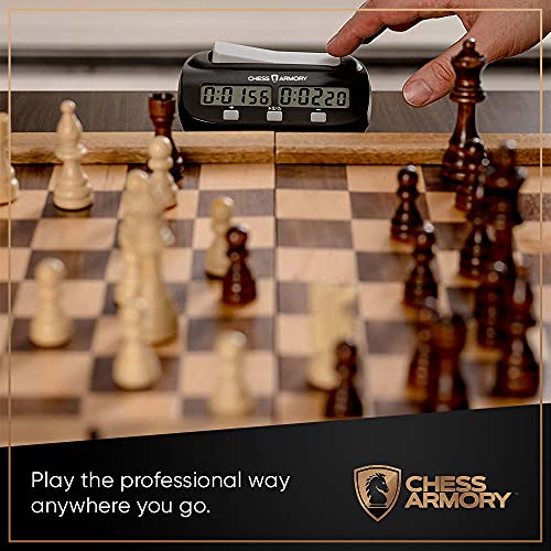 Chess Armory Digital Chess Clock - Portable Timer with Tournament and Bonus Time Features by Chess Armory - Image 5