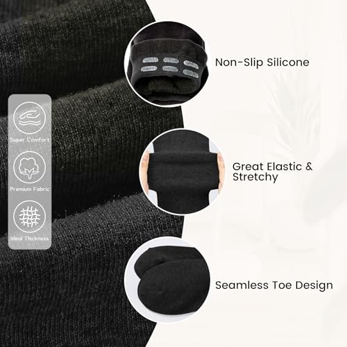 Azue Women Non Slip Thigh High Socks Fashion Tube Stockings above Knee Cosplay Socks2