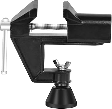 Helping Hands Magnetic Soldering Vise Circuit Board Holder, 2.1-inch Jaw Opening Workbench Vise, Multi-Purpose Vice, 360 Swivel Base Home Vise for Soldering,Home Workshop, Welding DIY