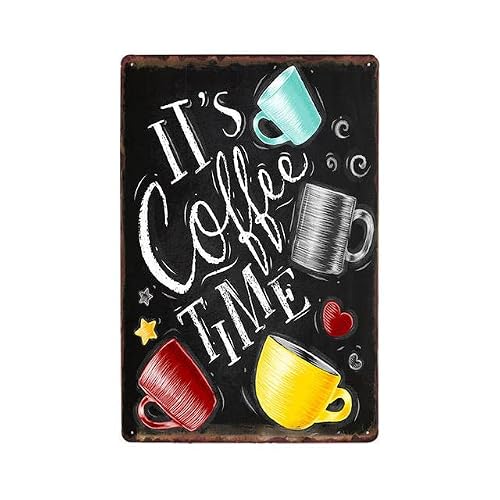 Coffee Metal Tin Sign Retro Vintage Plaque