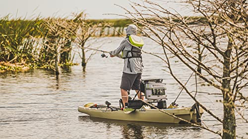 Image of Perception Showdown Sit on Top Pedal Drive Fishing Kayak - Fold Away Lawn Chair Seat