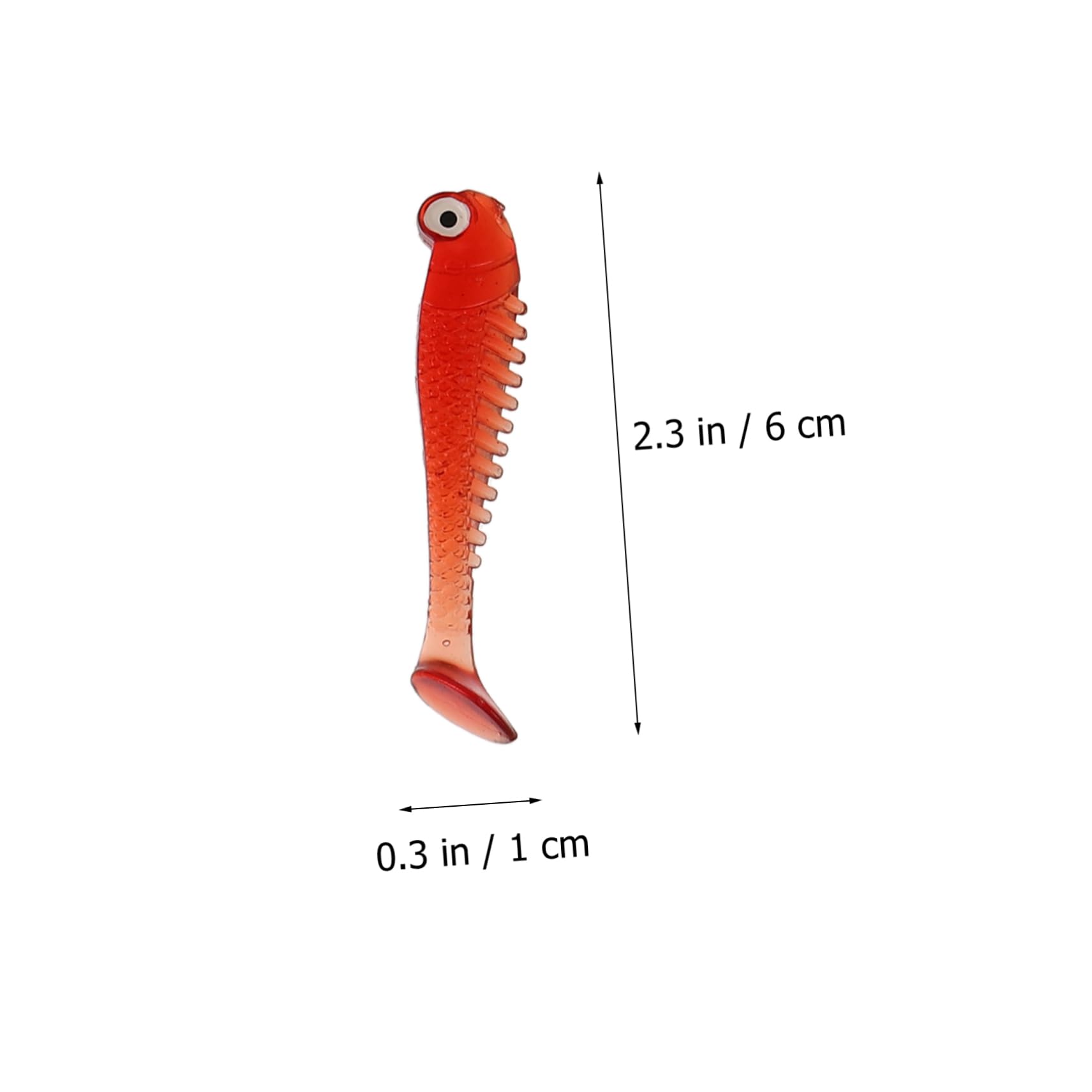 VANZACK Leurre Souple de Simulation appât pour Bar appât à manivelle appât Souple Caisse Rangement Caisse de Rangement leurres de pêche en Plastique leurres de pêche Souples PVC