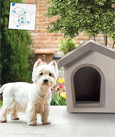 Amazon Allforwan Slife イタリア Imac 犬小屋 イタリアimac ドッグハウス ゼウス50 リミテッドエディション ブルー イタリア Imac ドッグハウス 通販