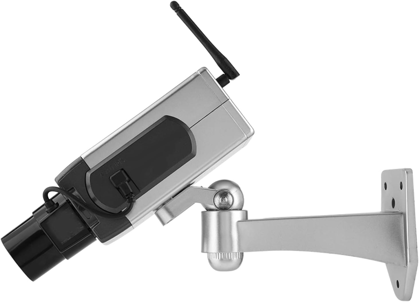 Camera Dummy Cameras Motorised Movement Sensor 18×9×13 Dummy Fake Surveillance Security Camera Auto Movement Dummy Camera for Indoor Outdoor