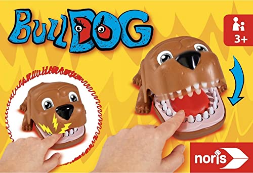 Noris 606064050 Bulldog, Aktionsspiel für Die ganze Familie (Keine Batterien erforderlich), für Kinder ab 3 Jahren