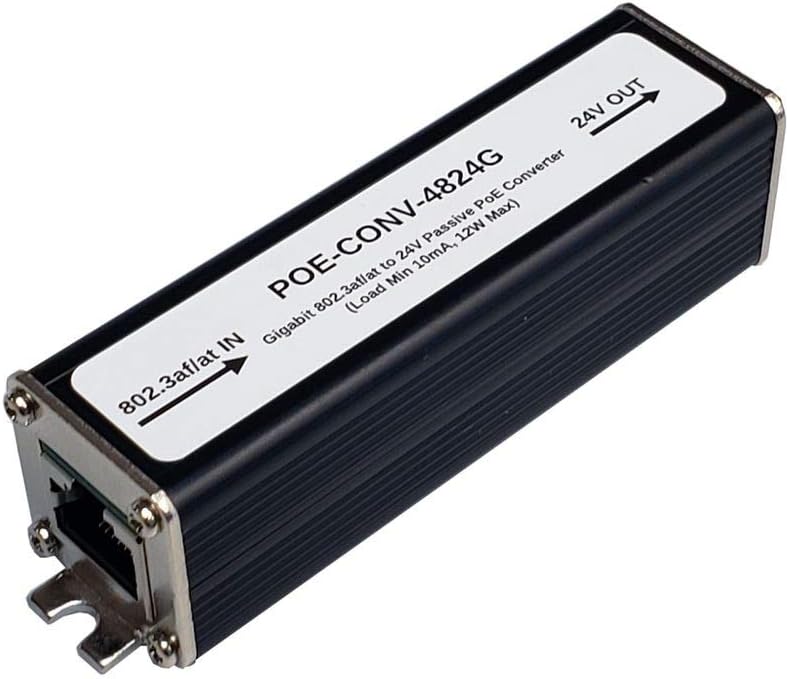 Tycon Systems 802.3af/at/bt to 24V Passive PoE Converter (POE-CONV-4824G)