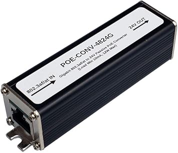 Tycon Systems 802.3af/at/bt to 24V Passive PoE Converter POE-CONV-4824G