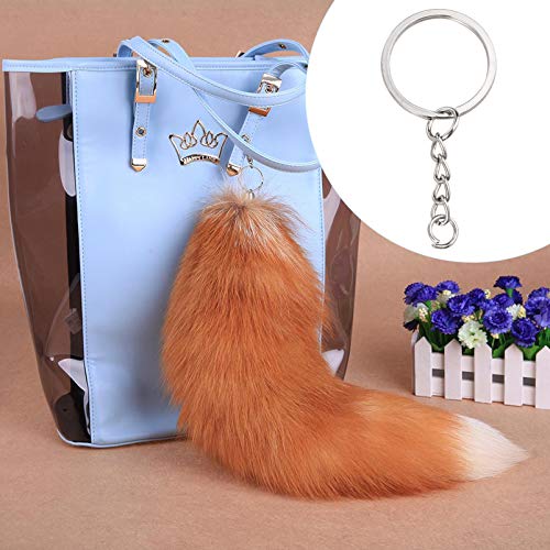 Valicclud 10 peças de anéis de chave de metal com argolas abertas, chaveiro, pingentes para fazer jo