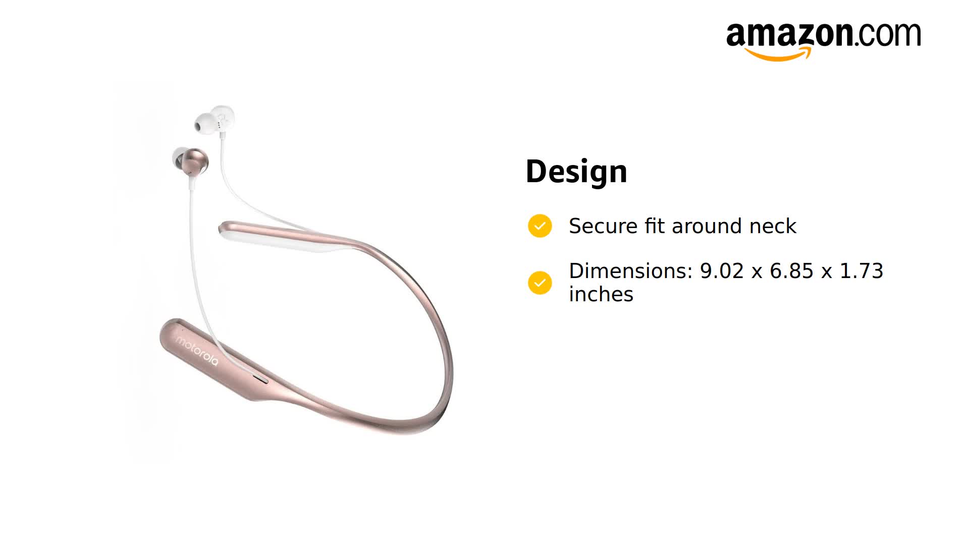 Amazon.com: MOTOROLA Ververap 200 Wireless in-Ear Headphones