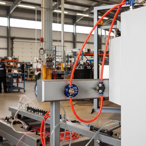 Ebksqs Pneumatik Steckverbinder-Set, 6x SA6 mit Drossel Rückschlagventil & Push-In Anschluss für Druckluftanwendungen