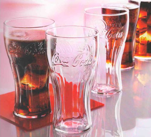 Juego de 3 vasos de Coca Cola (0,3 L)