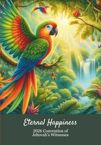 Eternal Happiness 2026 Convention of Jehovah's Witnesses: JW Regional Convention Notebook 2026, JW Gifts, Macaw