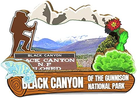 USA Black Canyon of The Gunnison National Park Magnet Fridge Magnet Wooden 3D Landmarks Travel Collectible Souvenirs Decoration Handmade Colorado image 5