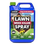 Jarder Lawn Weed Killer Spray 5L - Kills Weeds not Grass - Kills Weeds at the Root - 5L Covers 250m2 - Ready to Use Formula