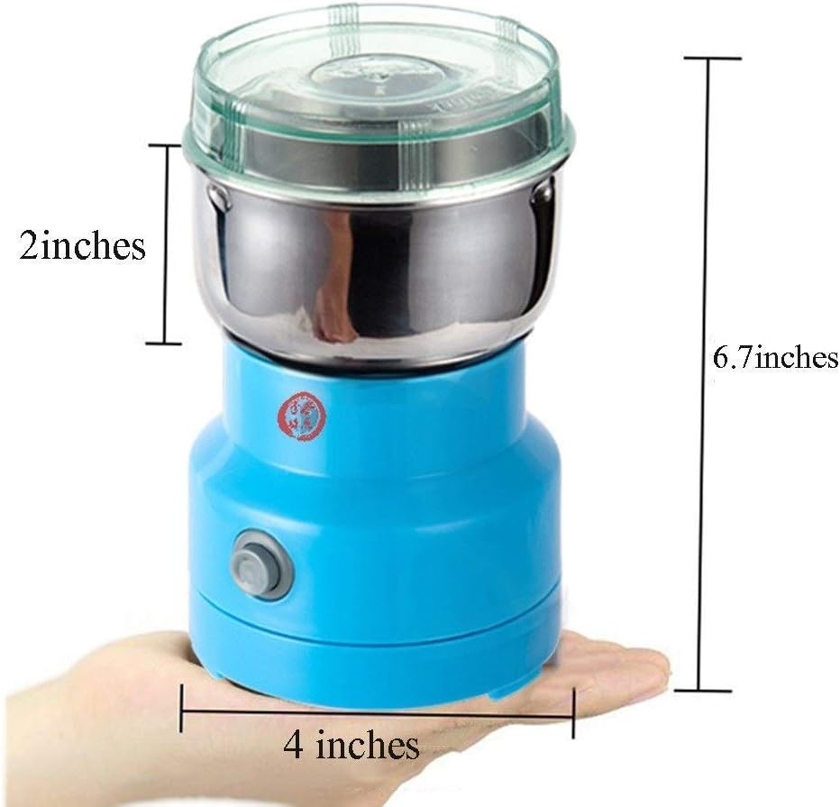 Grain Grinder Electric 500g Coffee Grinder Small for Home USB Charging Coffee Grinders Electric for Home Herbs Spices Nuts Grains Coffee Bean Grinding