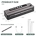 ADVENOR Vacuum Sealer Machine with Cutter Widened Double Sealing Strips and Bag Storage, 85Kpa Dry Moist Food Modes Upgraded Locking Design Includes 2 Bag Rolls 8.6