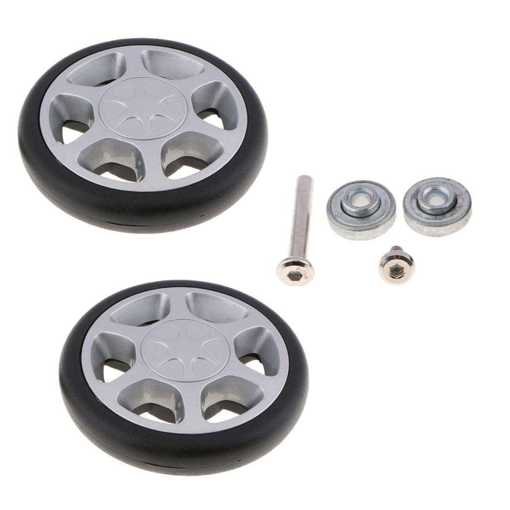URJIX™ Travel Suitcase Luggage Bag Trolley Case Wheels Swivel Casters Set with Nail Accessory Kit - 8218A-A-image-4