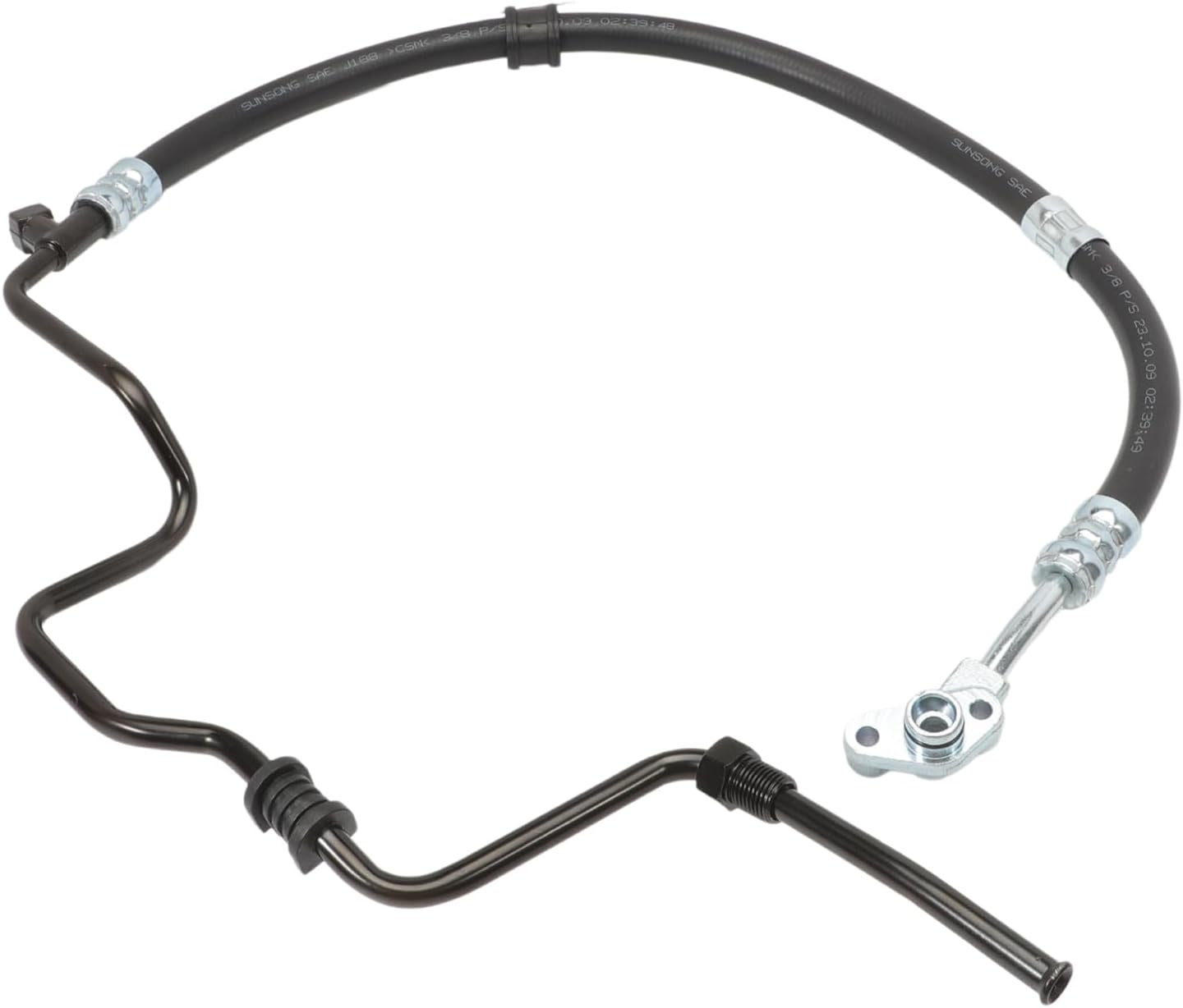 Power Steering Pressure Hose Line Assembly Fit for Pilot EX/LX Sport 2003-2004, Acura MDX 2002 3.5L Replace 53713-S3V-A01