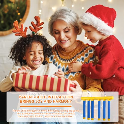 KBIBCK Spielspielzeug mit Fallenden Stöcken, Fangstöcke-Spiel, Catching Sticks Game, Drop Stick Game,Fangspiel mit Einstellbarer Fallgeschwindigkeit Fernbedienung (Classic) (Fernbedienung)