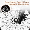 Electric Bike for Adults, 2000W/3000W Peak Single/Double Motor with 48V/52V 25AH Battery, 20"x4.0"Mountain E-Bike, Dual Hydraulic Disc Brake Electric Bicycle (Single Motor, Black) #5