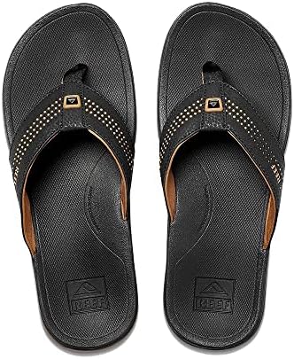Reef Men's Ortho-Seas Flip-Flop, Black, 10 | Image 1