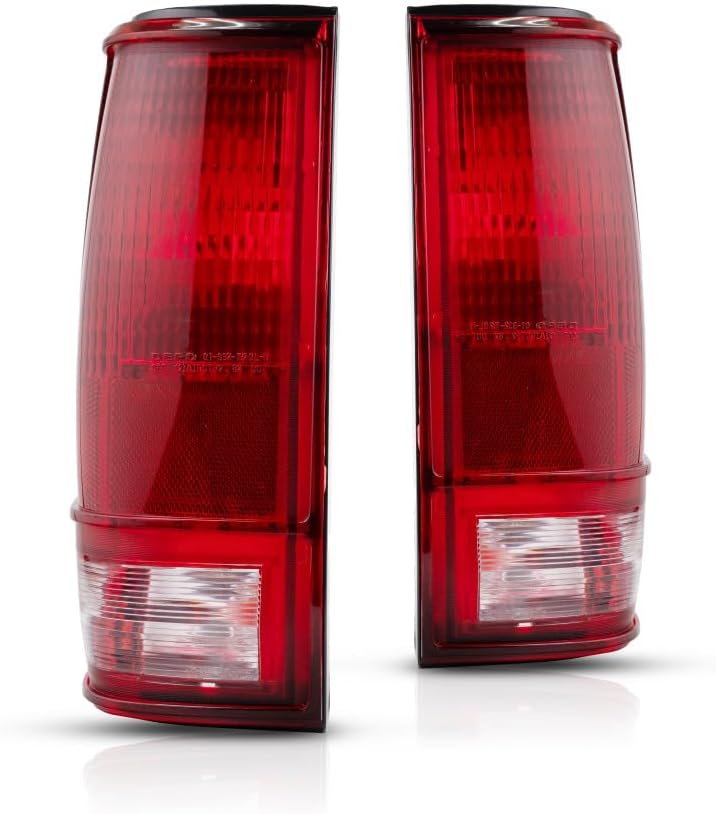 For Chevy S10/GMC S15/Sonoma Tail Light Assembly Unit 1982-1993 Pair Driver and Passenger Side | GM2800106 + GM2801106