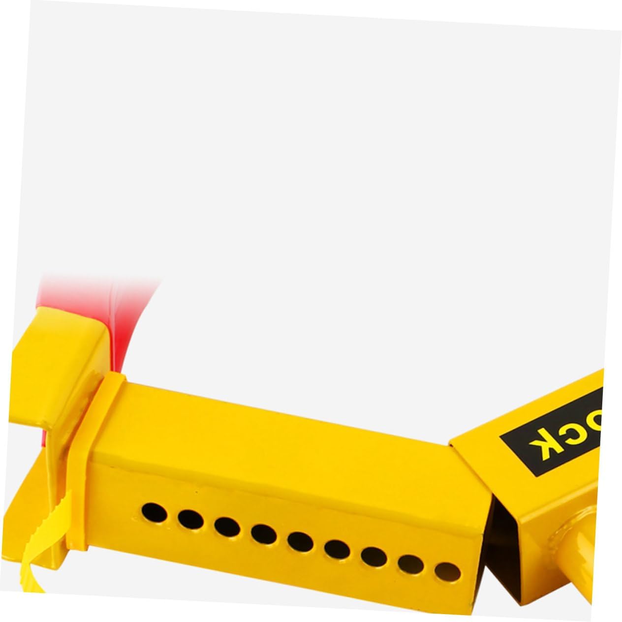 Cabilock Car Wheel Chock Holes Anti-Theft Wheel Lock for Vehicles Easy to Install Sturdy Security Accessory