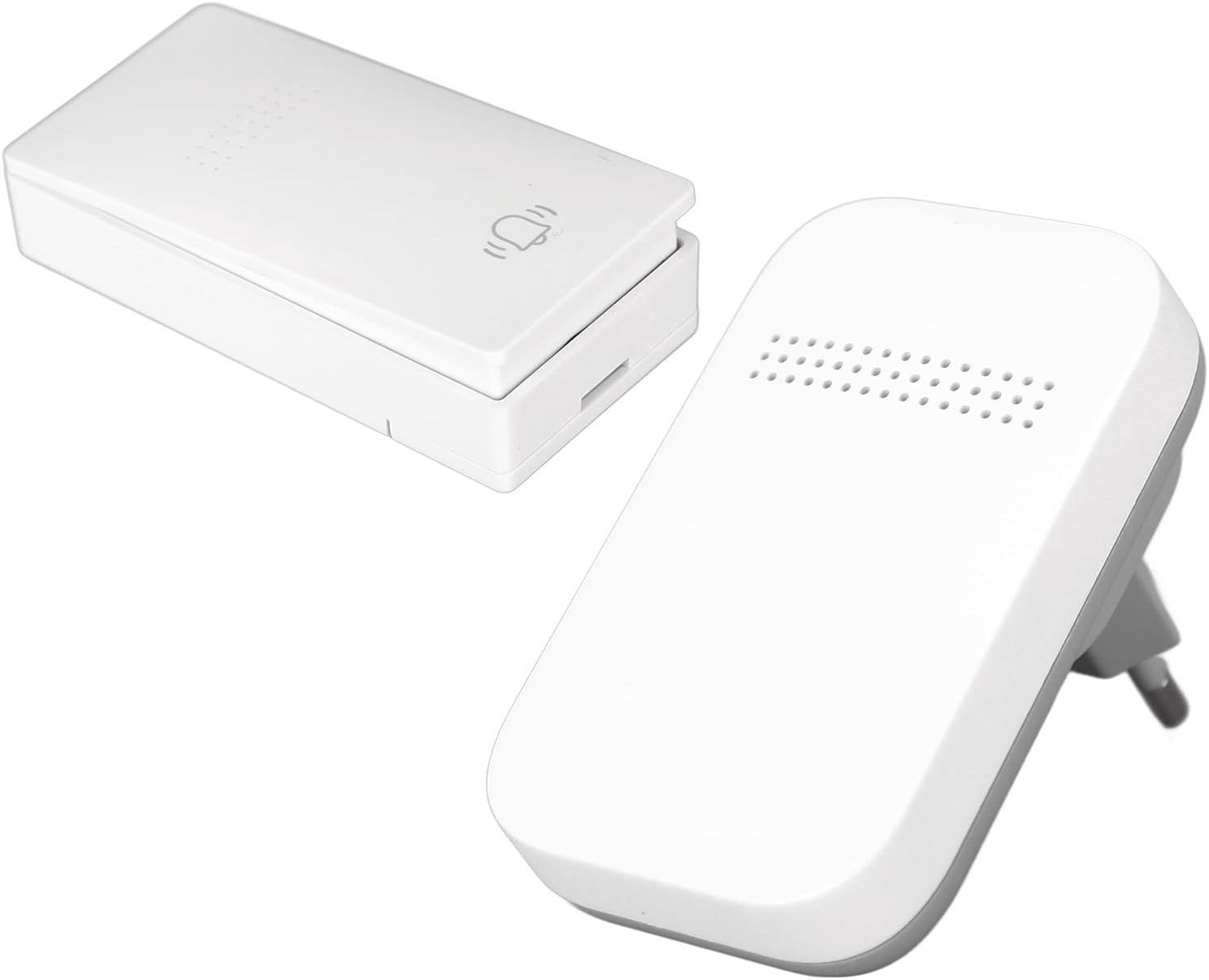 100‑230V Wireless Doorbell Pushbutton Type SelfPowered Doorbell Kit No Battery Required Large