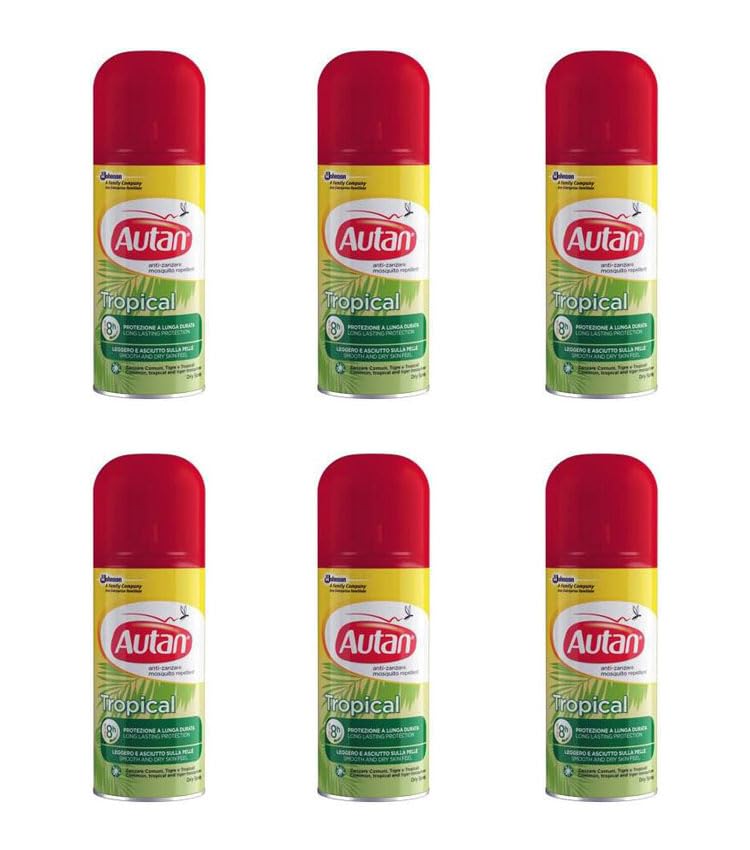 6PZ REPELLENTE INSETTI TROPICAL SECCO AUTAN SPRAY ML 100