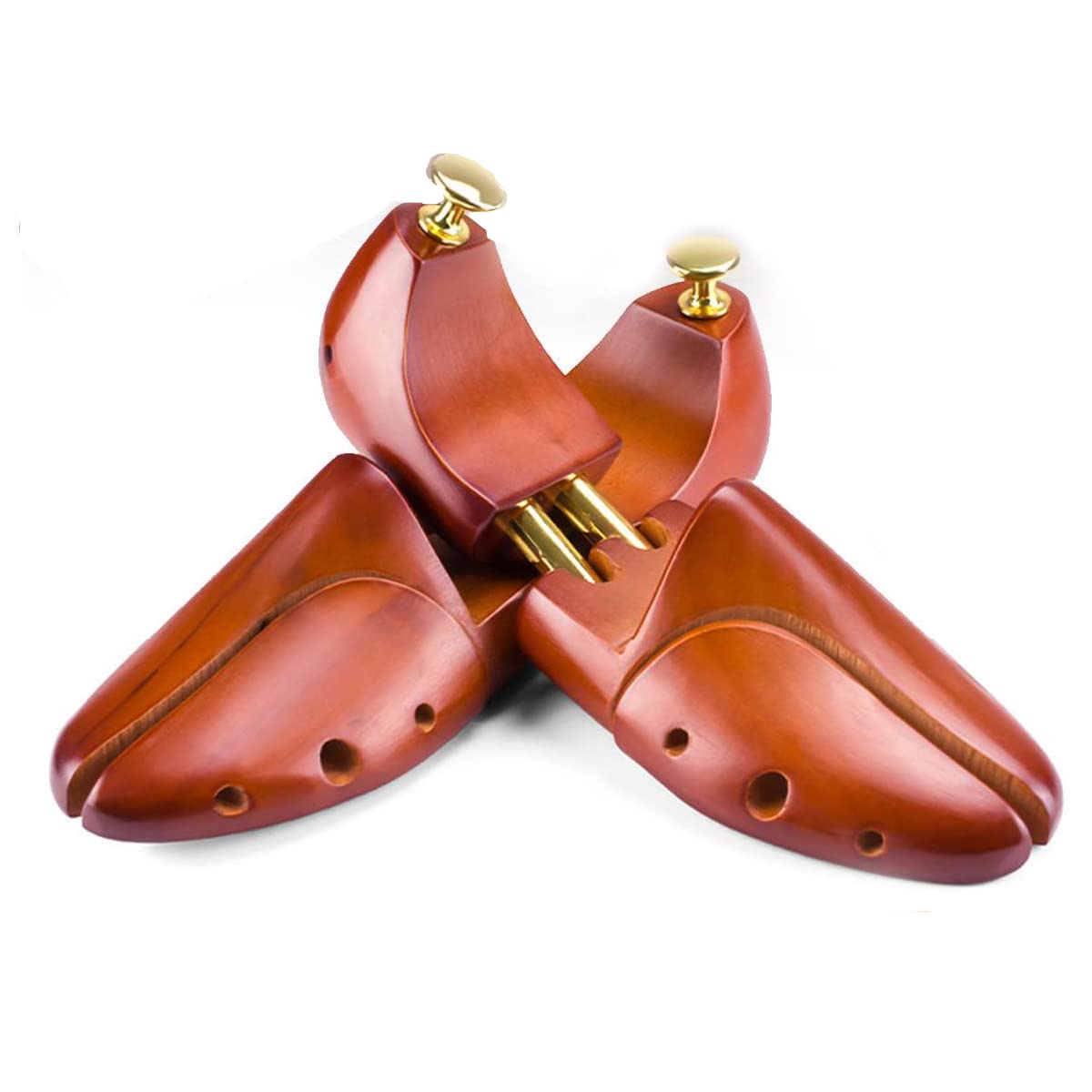 AISINILALAO 1 Pair Shoe Tree Wood Shoes Stretcher, Wooden Adjustable Man Women Flats Pumps Boot Shaper Rack Expander Trees,M