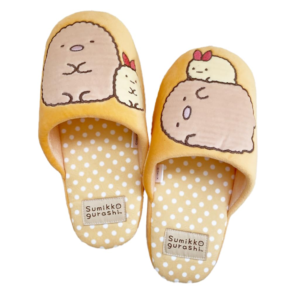 すみっコぐらし レディース すみっコぐらし アップリケルームシューズスリッパ