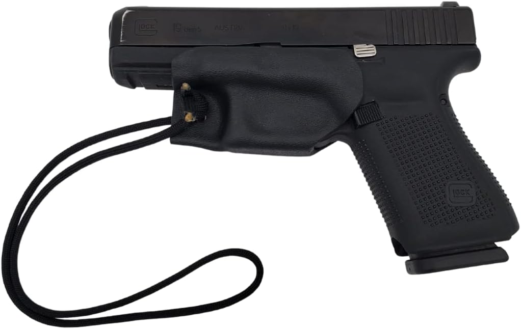 Kydex Trigger Guard for Glock 26 27 19 17 20 21 30 34 (ALL) Black Pistol Lanyard Rip-Away CCW Holster