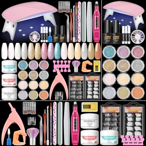 Acrylic Nail Kit for Beginners with Drill