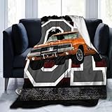 WovRHhyP The Dukes Funny of Movie Hazzard Throw Blanket Fleece Blanket Warm Sofa Blankets Twin Size Blankets for All Season Stylish Blankets for Couch Comfortable Outdoor Blankets for Running 80'x60'