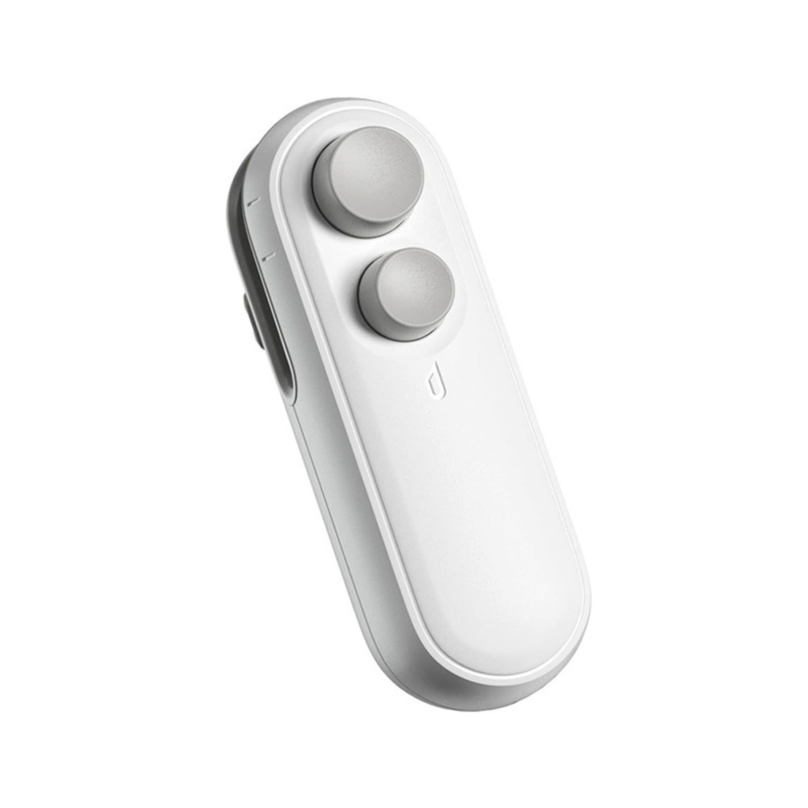 Tazweeq Mini Sealer, Rechargeable 2 in 1 Heat Sealer with Cutter for Chip Bags, Plastic Bag Resealer, Keep Food Fresh, Plastic Bag Seller（white）