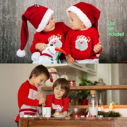 Girls Christmas Pajamas Toddler Kids Pjs Girls Boys Santa Claus Pajamas Cotton Winter Sleepwear Children Clothes 2-12T3