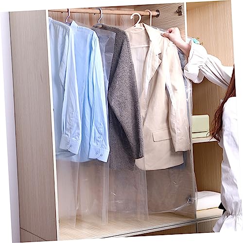 Luxshiny 20pcs Clothes Dry Cleaning Garment Bags for Closet Storage Lightweight for Family Use3