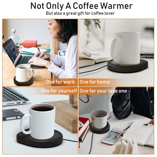 Coffee Mug Warmer With Auto Shut Off For Desk, Cup Warmer Smart Temperature Settings, Electric Beverage Tea Water Milk Warmer For All Cups And Mugs, Heating Plate Candle Wax Warmer #TOP4