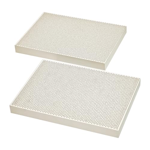 2PCS Honeycomb Ceramic Soldering Boards,Square High-Temperature Resistant Soldering Honeycomb Panel - Jewelry Welding Block,Fireproof Heating Plate for Melting Casting Gold,Paint Drying,Jewelers Tools