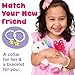 Creativity for Kids Glitzy Unicorn Kit | Adopt, Accessorize & Decorate Your Plush Pet | Toddler Purse & BFF Jewelry | Encourages Imaginative Play & Fine Motor Skills (Ages 4+)