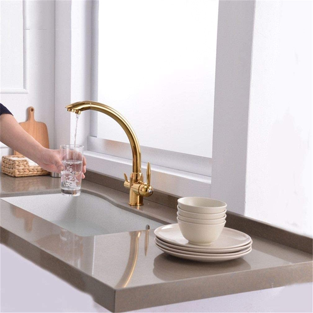 Mitigeur d'eau tri flow et rotation à 360 pour cuisiner avec une eau pure