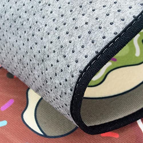 Image of HomeCloud Rubber 6mm Fruit Printed Thick Anti Slip, Washable, Big Size, Printed, Designer Folding Kitchen Mat for Floor Home Bedroom -, Standard Size (40 x 120 cm 40 x 60 cm)