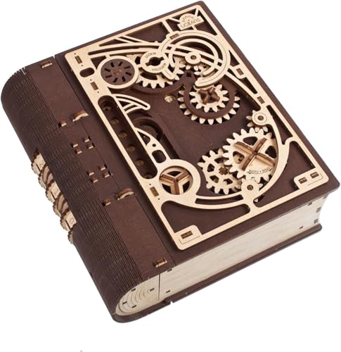 UGEARS Buch der Geheimnisse 3D Puzzle Box - 3D Holzpuzzle Erwachsene...