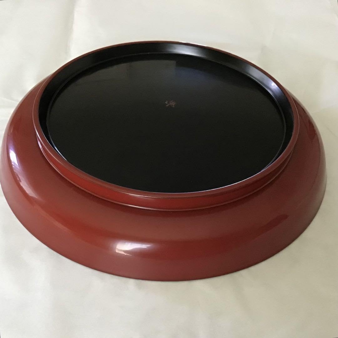 浄法寺漆器 八寸盛鉢　御山御器 浄法寺塗 漆塗り　朱 浄法寺漆器 八寸盛鉢 御山御器 浄法寺塗 漆塗り 朱