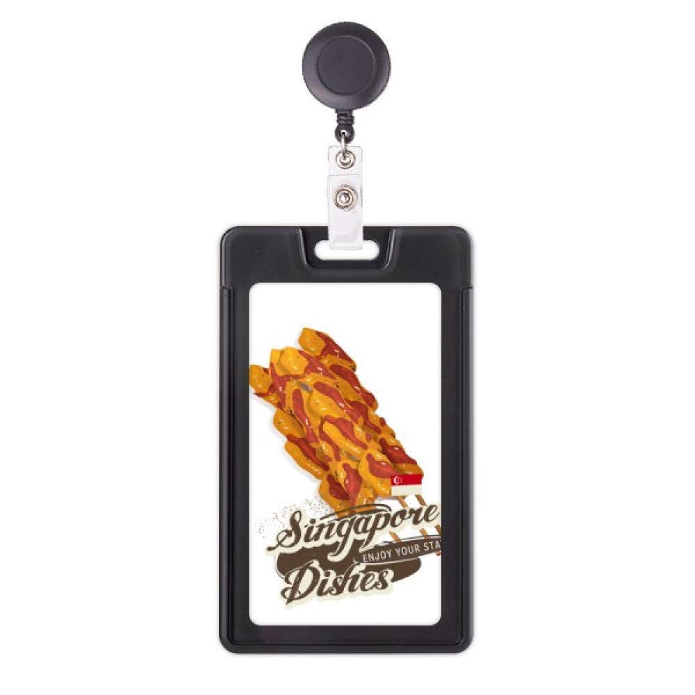 Porte-badge rétractable Satay Singapour pour ne plus perdre son pass travail